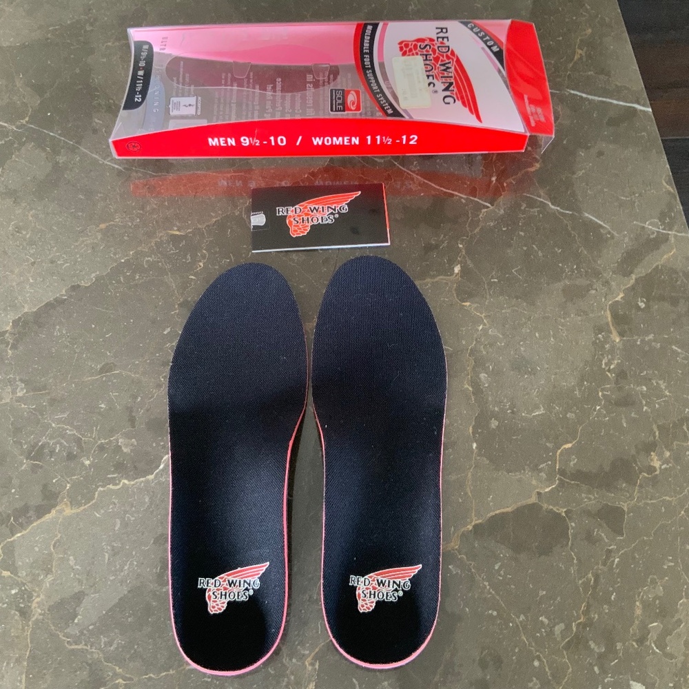 Red Wing Shoes Moldable Foot Support Cushion Inserts, Size M: 9.5-10, W: 11.5-12